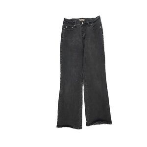 Levi's 512 Perfectly Slimming Bootcut Women's size 12 Black Denim Jeans